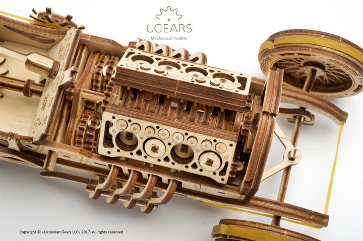 Actual product image Ugears U-9 Grand Prix Car