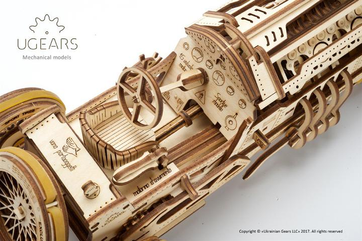 Actual product image Ugears U-9 Grand Prix Car