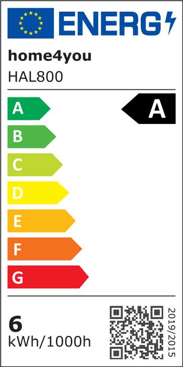 Energie-Label Schwaiger LED Leuchtmittel E14, Zigbee 3.0, RGBW, dimmbar (E14, 6 W, 470 lm, 1 x, G)