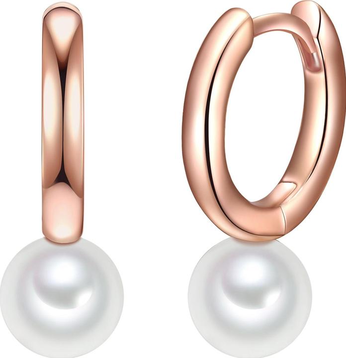 Immagine prodotto Valero Pearls Perle d'acqua dolce d'argento da donna coltivate in oro rosa - 11314 (Argento 925)