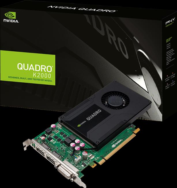 Produktbild PNY Quadro K2000 (2 GB)