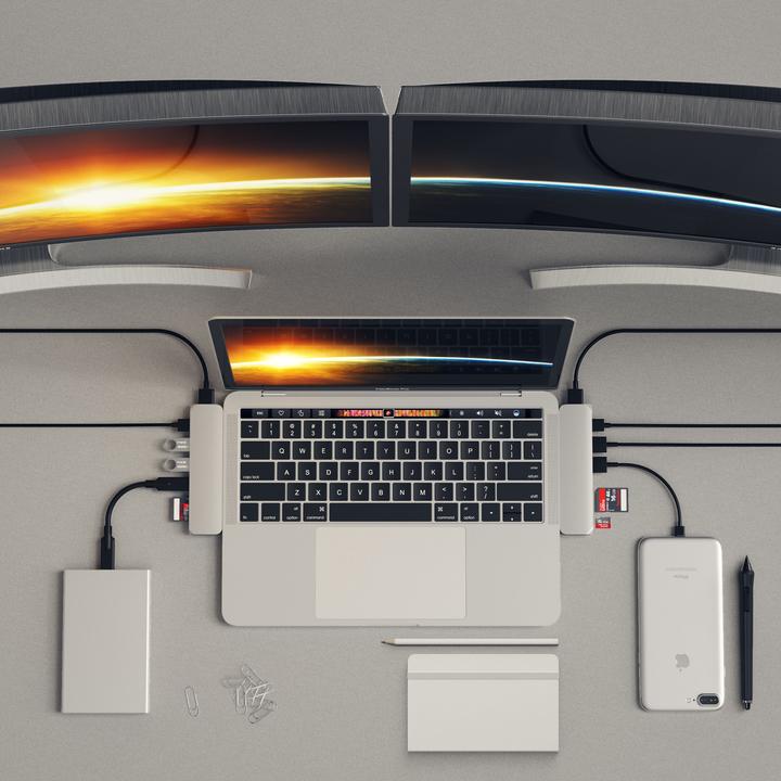 Productafbeelding Satechi Dubbele USB-C hub (USB-C, 7 Havens)