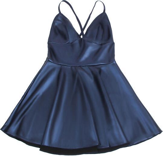 Image du produit Subblime - 955427 ROBE AVEC BRETELLES EN CUIR BLEU L/XL (XL)