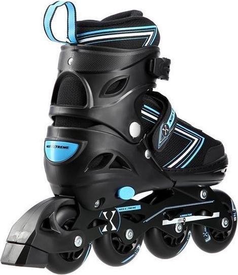 Produktbild Nils Rollschuhe/Hockey-Skates NH11912 schwarz-blau - PU80 mm/82A (L 39-42) (39)