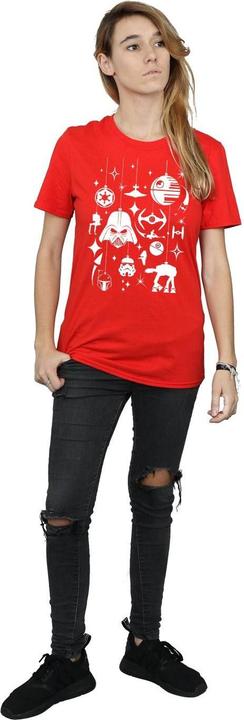 Immagine prodotto Star Wars Christmas Decorations Maglietta Ampia Donna (S)