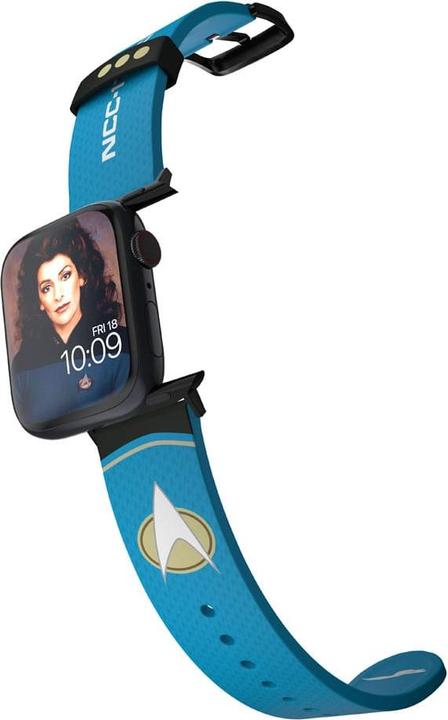 Immagine prodotto Moby Fox Bracciale Star Trek NG per smartwatch Starfleet Sciences (Acciaio inossidabile, Silicone)