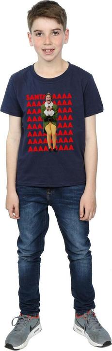 Immagine prodotto Elf Buddy Santa Scream Maglietta Ragazzi (140, 146)