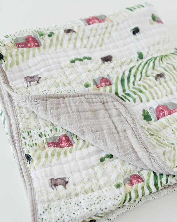 Produktbild little unicorn Cotton Muslin Quilt (120 x 120 cm)