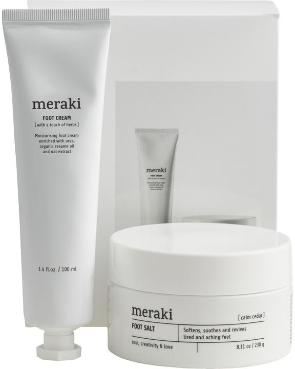 Immagine prodotto Meraki Scatola regalo con sale e scrub per i piedi (309779406) (Pediluvio, 100 ml)