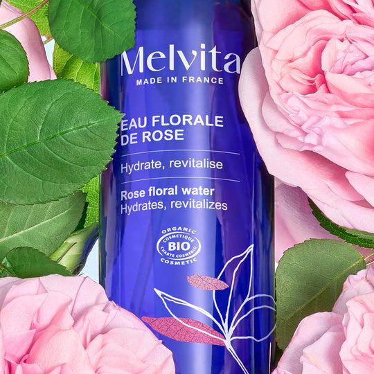Produktbild Melvita Damaszener Rosen-Blütenwasser Spray (Mizellenwasser, 200 ml)