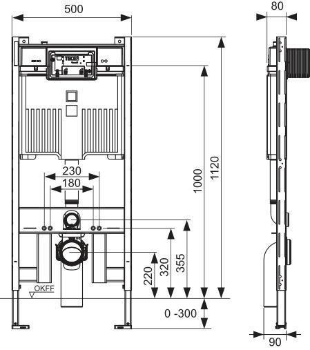 Immagine prodotto TECE TELAIO WC 9300500