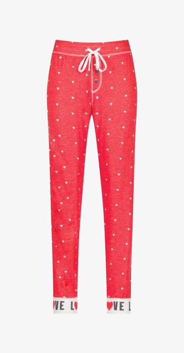Actual product image Pj Salvage Pyjama bottom "Cozy in love" red/small patterned (XS)