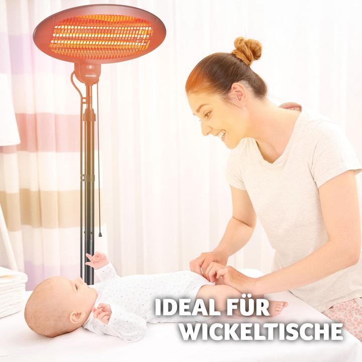 Produktbild tectake Infrarotheizstrahler Solaris Monolith 2000W höhenverstellbar (2000 W)