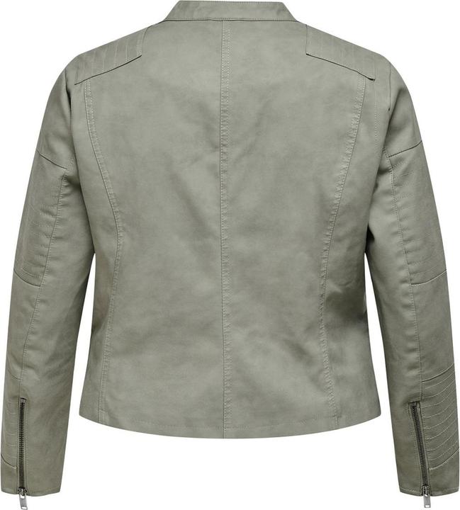 Actual product image Only Curvy biker jacket faux leather jacket (46)