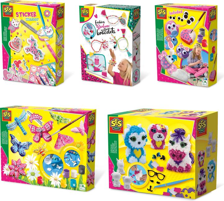 Ses Craft kit glitter - Hobby Girls