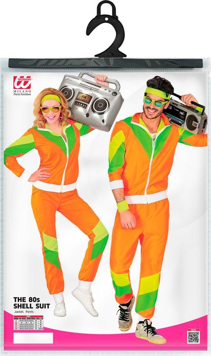 Image du produit Widmann années 80 - Tenue de sport neon (XXL)