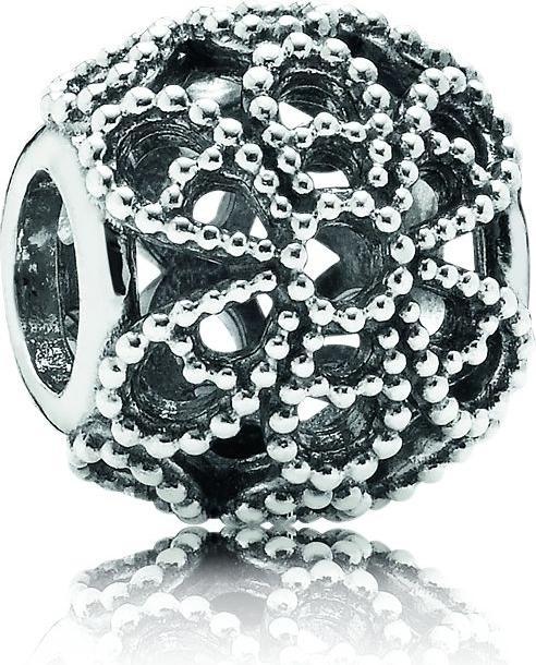 Image du produit Pandora Charm Fleur ajouré perlé (Argent)