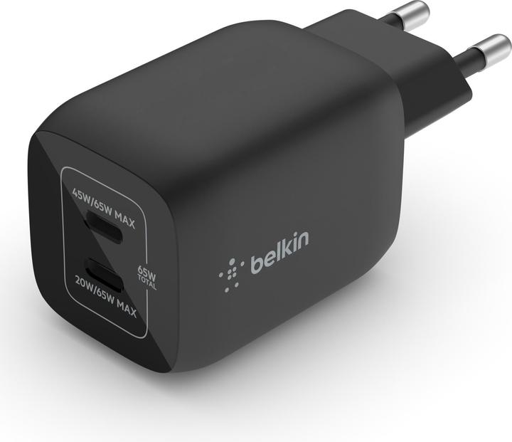 Productafbeelding Belkin Boost Charge Pro 2-Port GaN Charger (65 W)