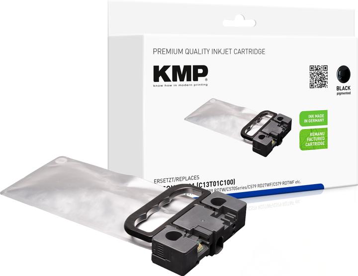 Image du produit KMP Cartouche Epson T01C1 (C13T01C100) black s.10000 remanufactured