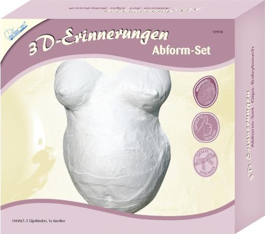 Mammut 3D-memories plaster cast