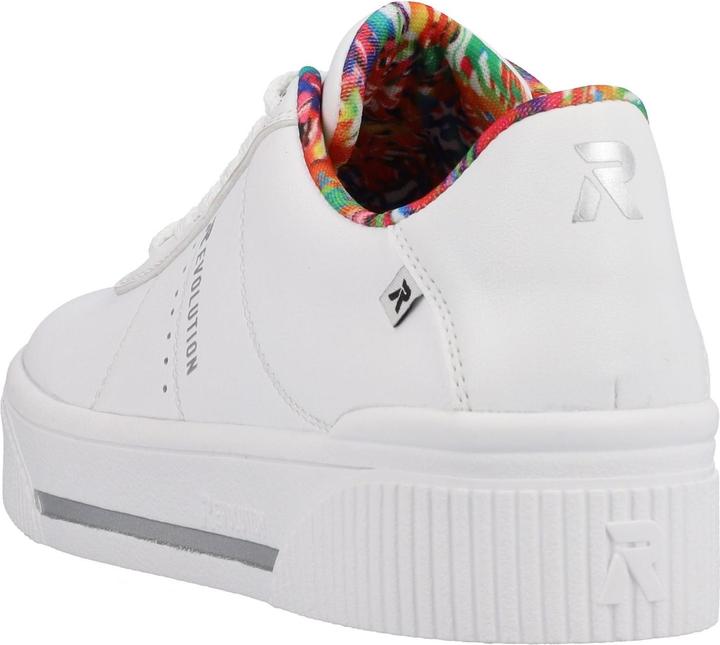 Actual product image Rieker EVOLUTION ladies lace-up shoes sporty rubber sole white (40)