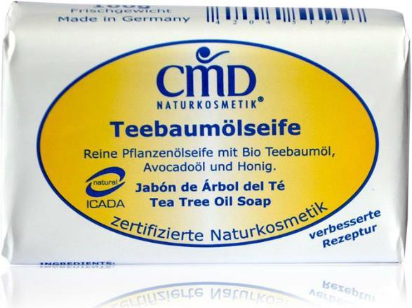 Produktbild CMD Naturkosmetik Teebaumölseife (Neue Verpackung – Verbesserte Rezeptur)