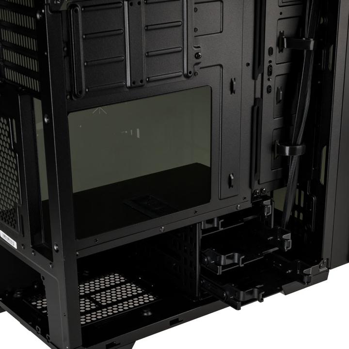 Productafbeelding Silverstone SST-LD01B Lucid Micro ATX Toren, TG (Mini-ITX, Mini-DTX)