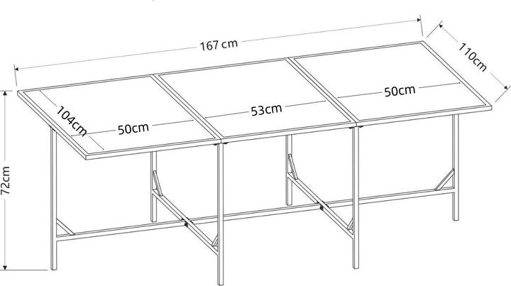 Actual product image VCM Ratten Gartentisch Balkontisch Raloso (170 cm)