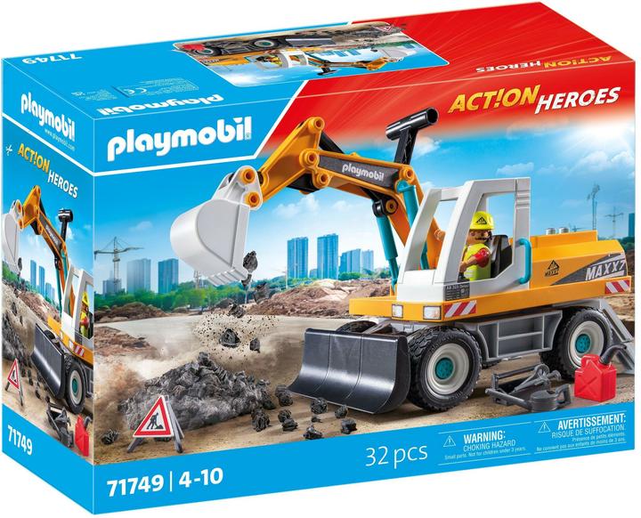 Immagine prodotto Playmobil Escavatore (71749, Playmobil Eroi d'azione)