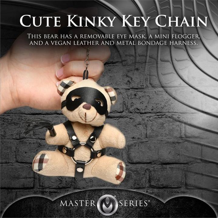 Produktbild Master Series Geknebelter Teddybär Schlüsselanhänger