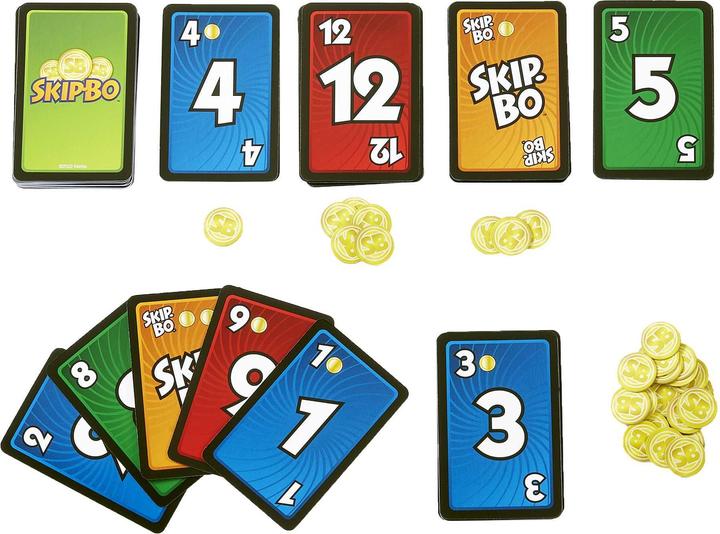 Actual product image Mattel Games Skip-Bo Masters (Multilingual)