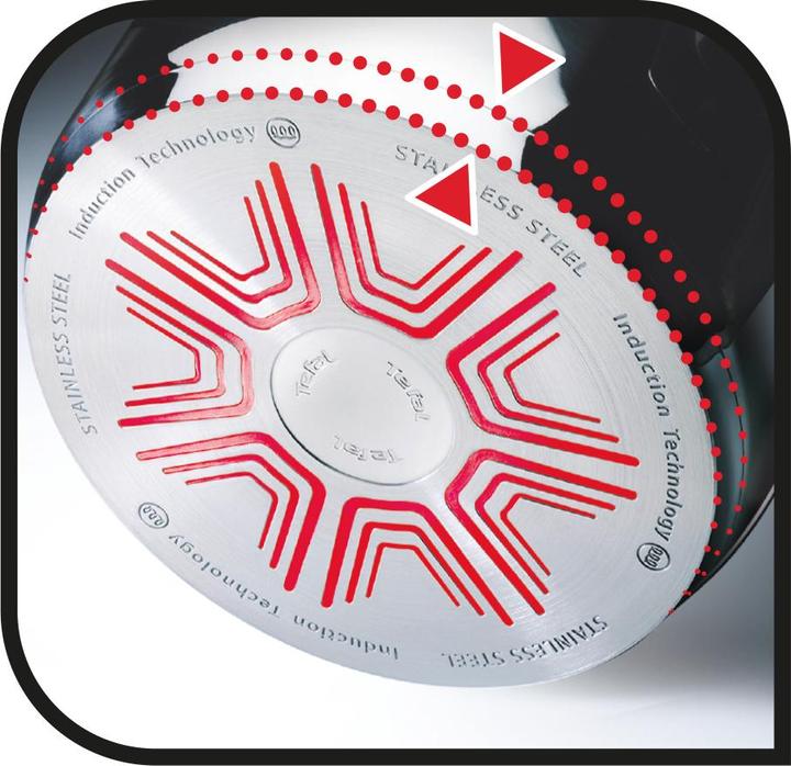 Actual product image Tefal Duetto (24 cm, Pot, Stainless steel)
