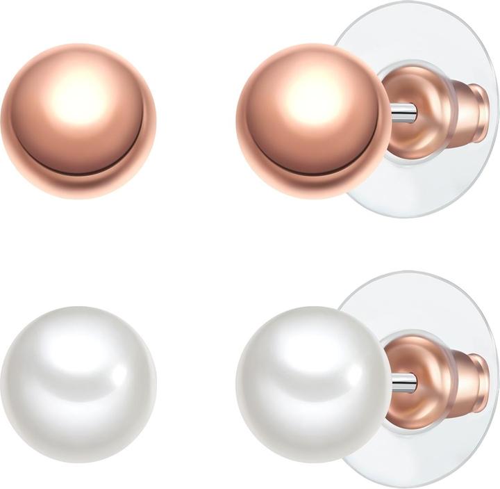 Actual product image Yokoamii Ladies set (earrings 2 pieces) metal alloy - 36078 (Metal alloy)