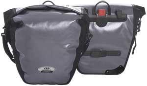 Norco Arkansas Hinterradtasche grau/schwarz