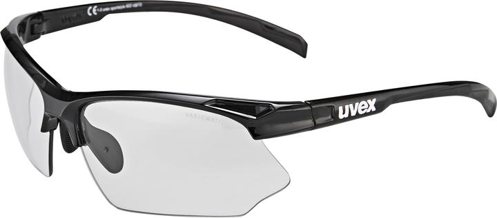 Actual product image Uvex Sports Sportstyle 802 V (Black, Transparent)