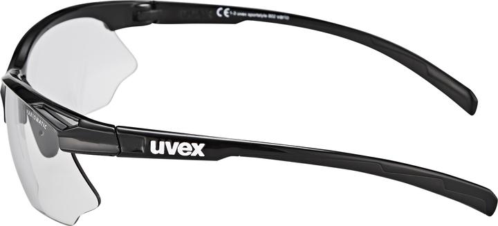 Actual product image Uvex Sports Sportstyle 802 V (Black, Transparent)