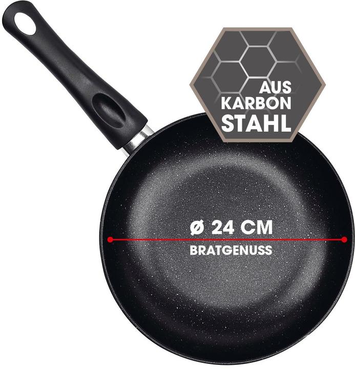 Actual product image Bratmaxx Frying pan (24 cm, Frying pan, Carbon steel)