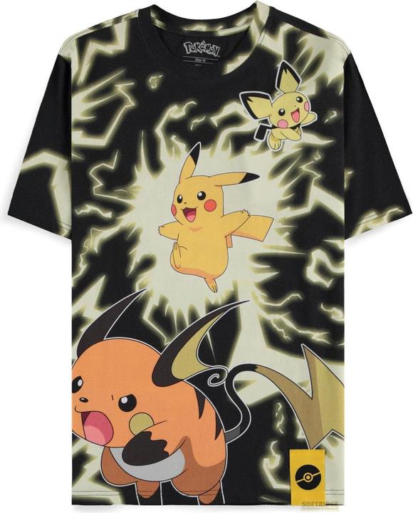 Produktbild Difuzed Pokémon - Pikachu Lightning Digital AOP Short Sleeved T-shirt - M (M)