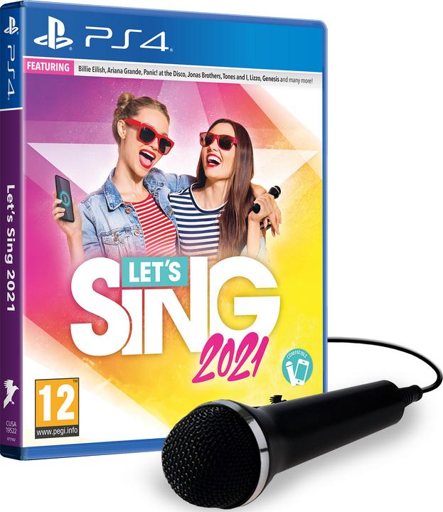 Image du produit Plaion Let's Sing 2021 + 1 Mic (PS4, IT)