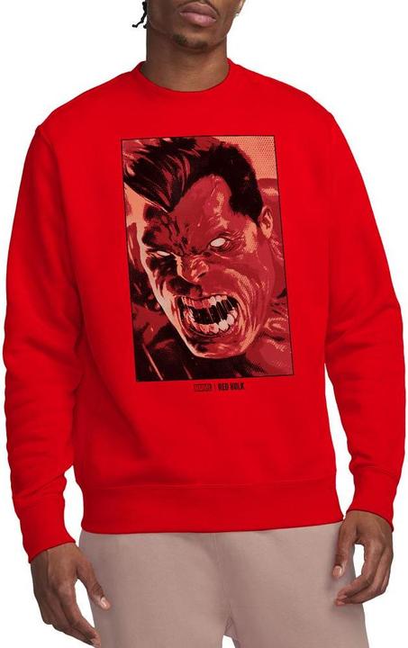 Immagine prodotto Felpa Hulk Rosso Ruggito Adulto Unisex (XL)