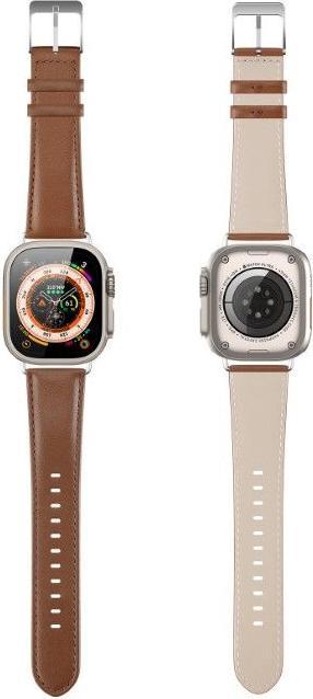 Actual product image Dux Ducis YS Series Genuine Leather Bracelet (42 mm, 44 mm, 45 mm, 49 mm, Genuine leather)
