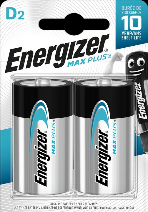 Actual product image Energizer Max Plus Alkaline (2 pcs., D, 16500 mAh)