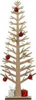 Produktbild IKO Holz-Weihnachtstannenbaum mit Kugeln und Geschenke