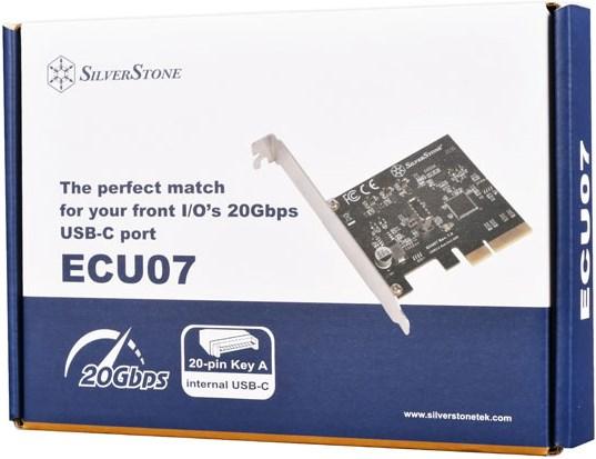 Actual product image Silverstone sst-ecu07 usb-controller
