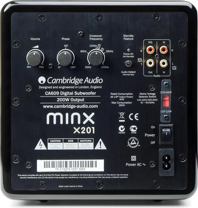 Actual product image Cambridge Audio Minx X201 (1 pcs., 200 W)