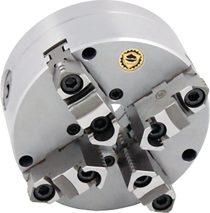 Actual product image Optimum BISON four-jaw lathe chuck cast iron Ø 160 mm DIN 6350 A2-4