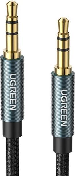 Ugreen AV122 jack cable 3.5mm AUX 2m (blue) (2 m)