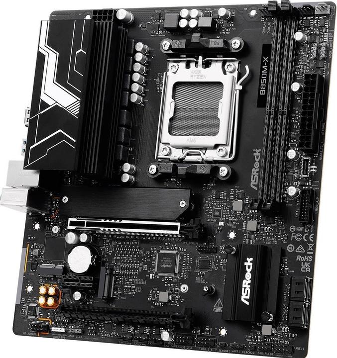 Immagine prodotto AsRock B850M-X R2.0 AM5 mATX HDMI/DP DDR5 (AM5, AMD B850, mATX)