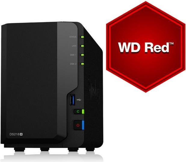Produktbild Synology Ds218+ (WD Red)