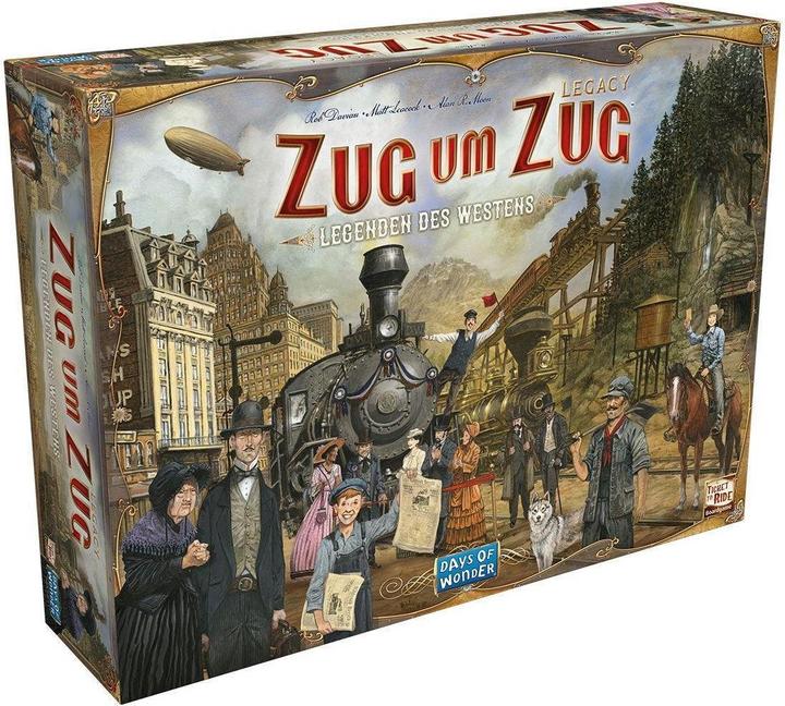 Days of Wonder Ticket to Ride Legacy: Legends of the West, for 2-5 players (DE edition) (German)